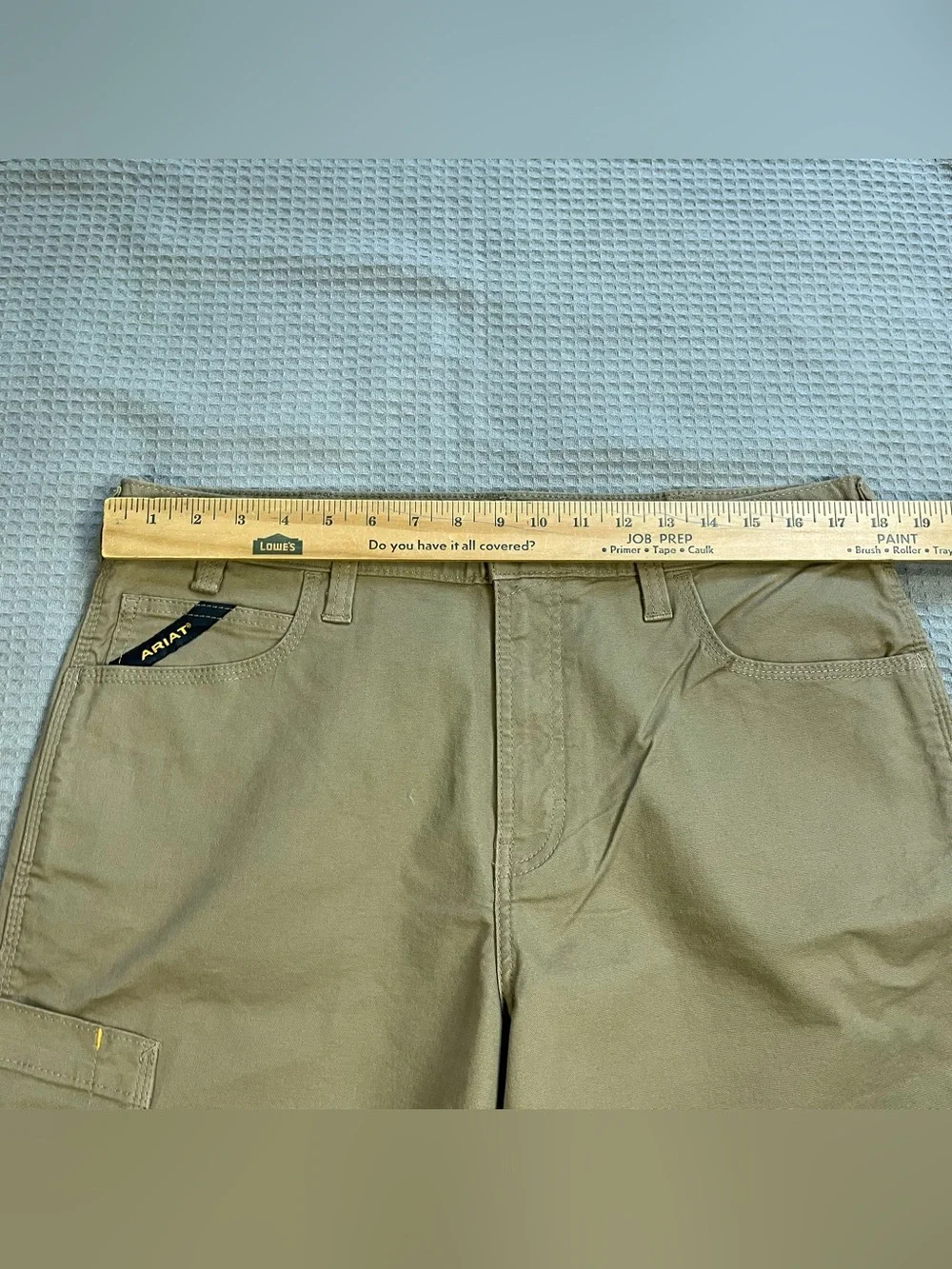 Ariat Rebar DuraStretch Canvas Work Shorts 34 Men’s M4 Relaxed Workwear NWOT